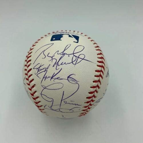 2008 Отбор йорк Янкис Подписа бейзболни 23 Sigs С Реджи Джексън JSA COA - Бейзболни топки с автографи