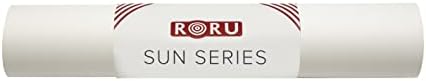 RORU Concept Sun Series Еко-килимче за йога с цветен модел и една голяма торба-тоут, Бежово, Моющийся, регулируема по