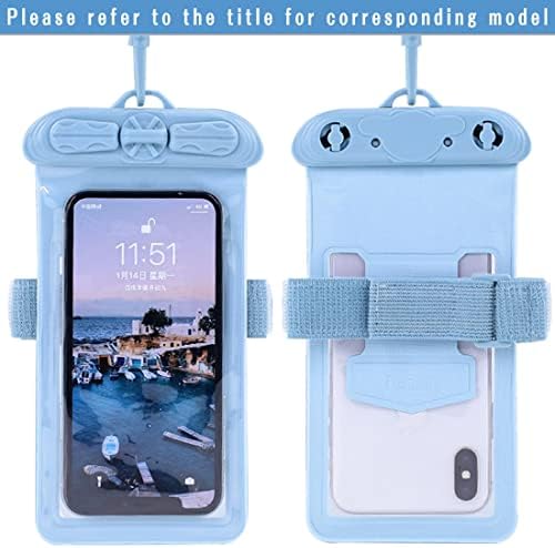 Калъф за телефон Vaxson, Съвместим с водоустойчив калъф BLU G91s Dry Bag [Без защитно фолио за екрана] Син