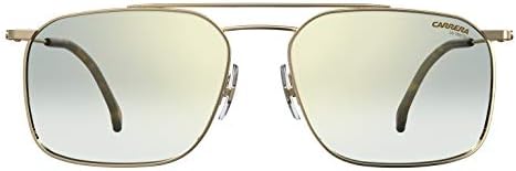 Мъжки правоъгълни Слънчеви очила Carrera CA186/S, Златисто-Хавана/Зелен, 59 мм