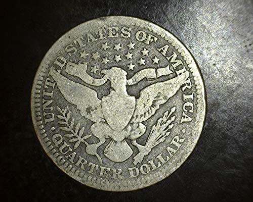 Четвертак Барбера 1909 г. (90% сребро) - Пълен панела и пълна дата - VG и по - добре- на Монетния двор на САЩ
