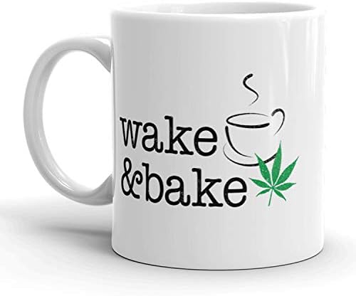 Тениски Crazy Dog, Чаша за събуждане и печене, Чашата за Кафе с марихуана в Забавен Гърне - 11 грама