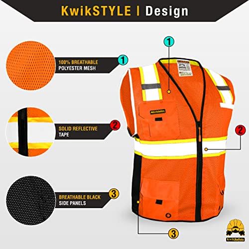 KwikSafety - Шарлот, Северна Каролина - Жилетка за безопасност BIG KAHUNA | Базов и ограничен издание в дигиталния дизайн
