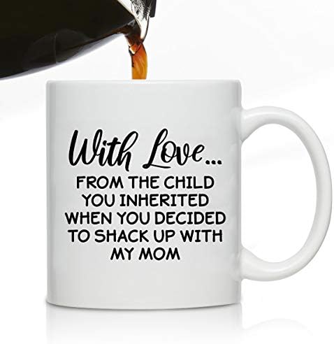 Новата кафеена чаша за баща - Дете, които сте наследили - Идея за подарък за баща - е най-Добрият подарък отчиму - Подарък