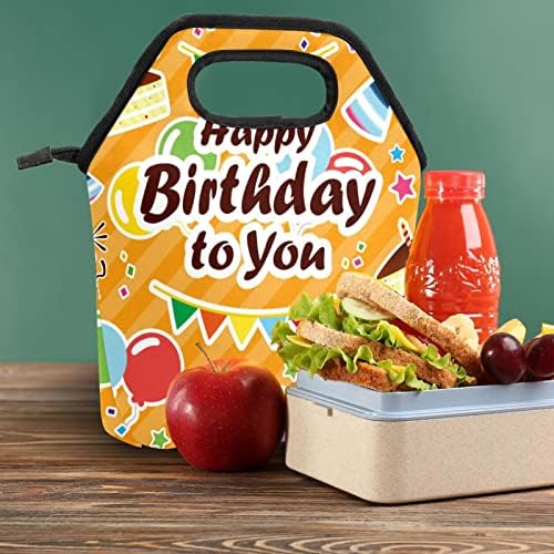 Чанта за Обяд GUEROTKR за Мъже, Изолиран Обяд-Бокс, Кутия за Обяд за Възрастен, честит рожден ден