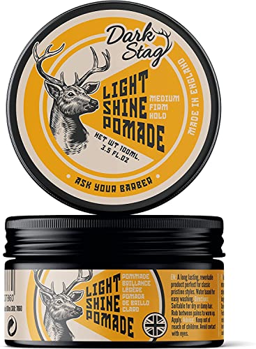 Червило Dark Stag Light Shine, Професионално средство за оформяне на косата за мъже, на водна основа за по-лесно дългосрочна