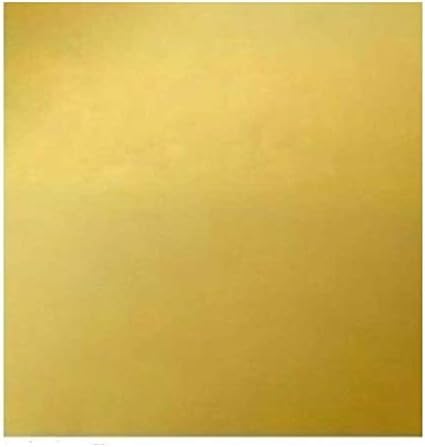 Латунная метален лист плоча YIWANGO H62 от фолио от чиста Мед (Размер: 200x200x5 мм)