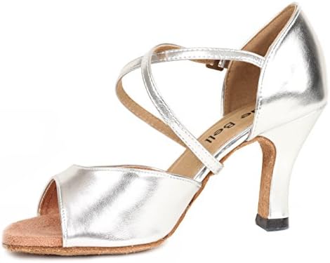 Обувки със звънци Ръчно изработени Дамски Обувки за Система за Салса на Сватбена конкурс за Танцови обувки Melissa на