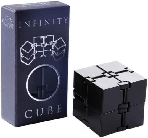 Играчка-непоседа Infinity Cube, Сензорен инструмент, ЕРП-игра-непоседа за деца и възрастни, Готин мини-приспособление, най-добрият начин за облекчаване на стреса и тревож