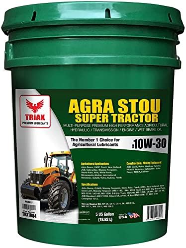 Универсално масло за трансмисията на трактора Triax Agra STOU Super Tractor 10W-30, хидравлика, двигател и мокри спирачки