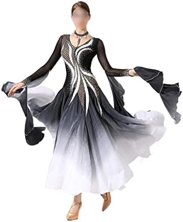CCBUY Сценичното рокля за балните танци, Женски Стандартно рокля за състезания по танци балната зала Валс, Танго, Танц