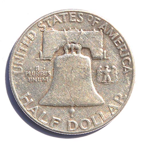 1952 Съединените Щати на Америка Бенджамин Франклин2 Монета в полдоллара Много деликатна