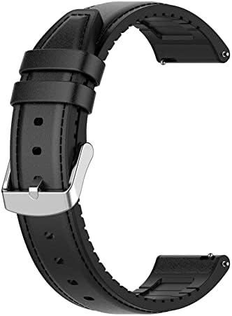 Каишка Little Tall Poppy, умен Спортен Гривна, Взаимозаменяеми каишка, Защитна рамка за китката, Взаимозаменяеми каишка за часовник (Цвят: черен размер: Ticwatch Pro 3 GPS)
