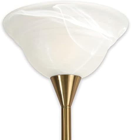 Модерен Минималистичен под лампа Beaysyty, Стоящ лампа, с полукръгла Основната лампа и Сферична Страничната Лампа, Лампи