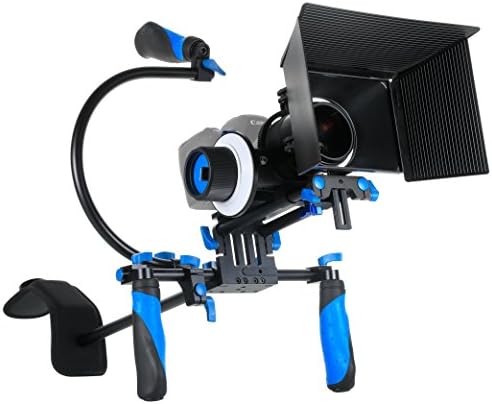 Комплект раменния закрепване на видеокамера SunSmart DSLR Стенд, който включва плечевую опора за монтаж на DSLR Rig,