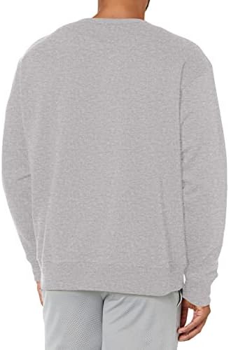 Мъжки hoody-пуловер Champion's Powerblend, Сив Оксфорд, X-Large Tall